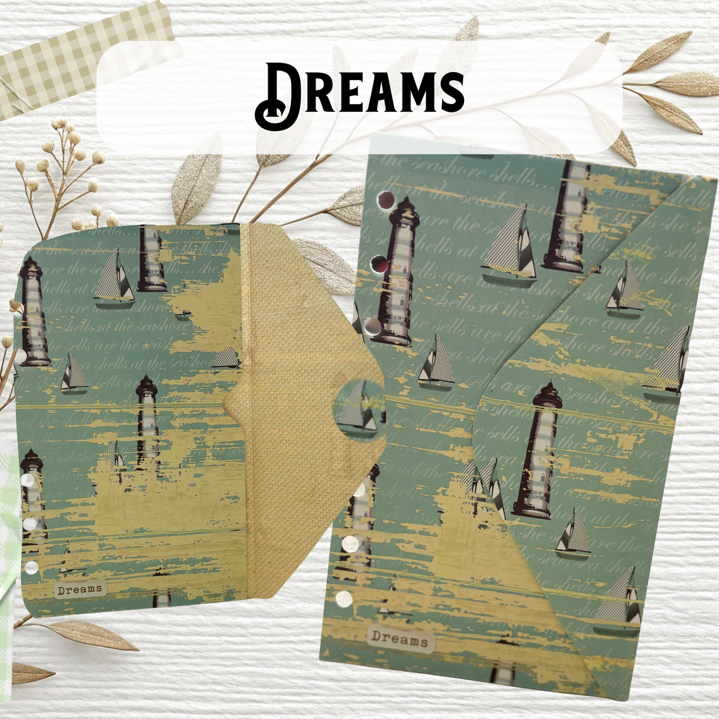 A6 Challenge-Brieftasche "Dreams" –Unikat-