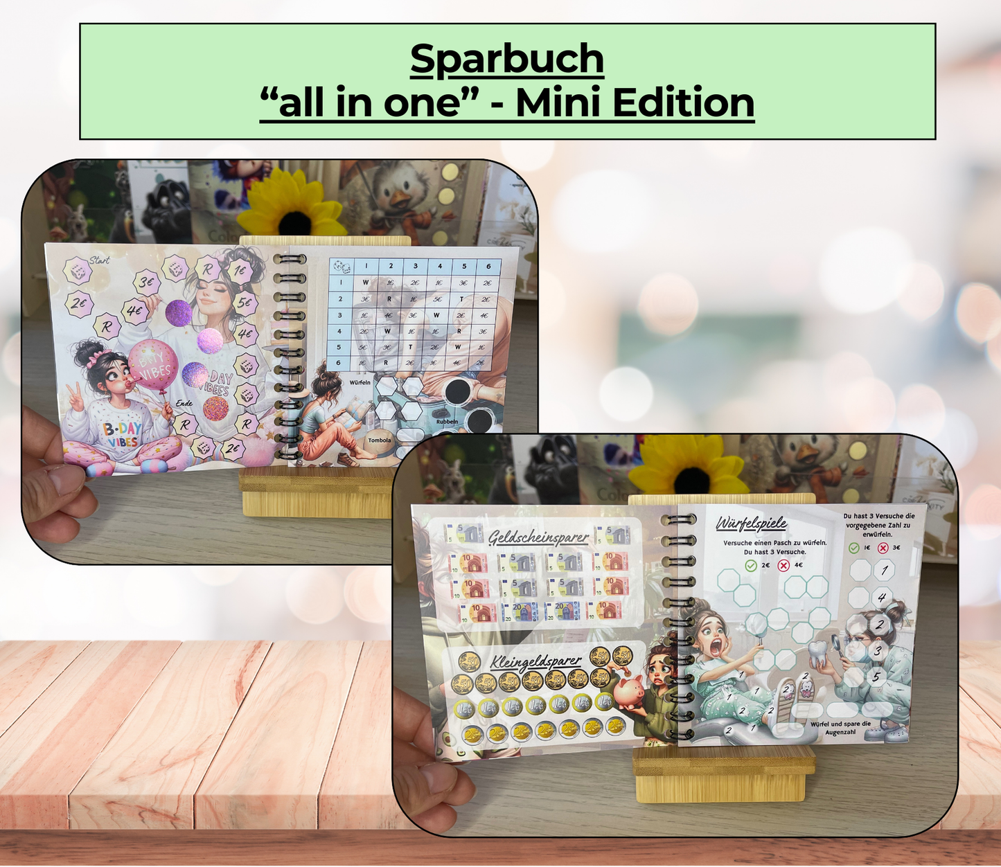 Sparplan „All in one - Miniedition“, A6, Spiralbindung