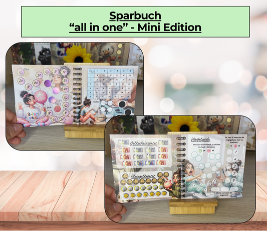 Sparplan „All in one - Miniedition“, A6, Spiralbindung