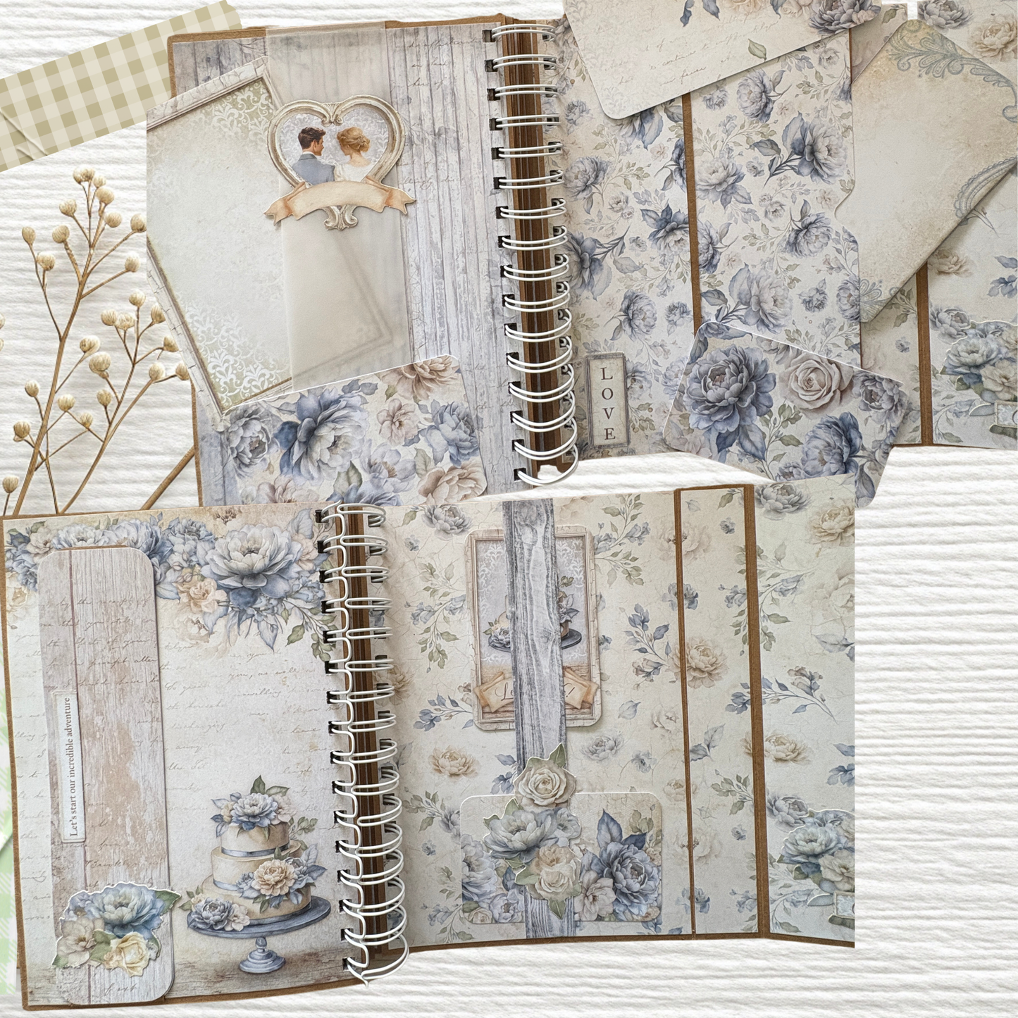 DIY Scrapbook-Album „Vintage Romantic“ – Edles Unikat-