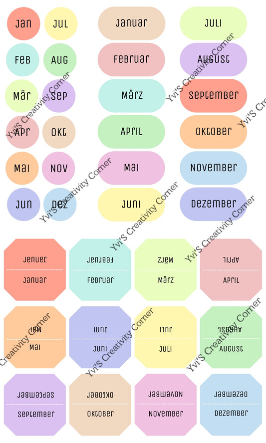 Planersticker-Set Sommer (PS01)