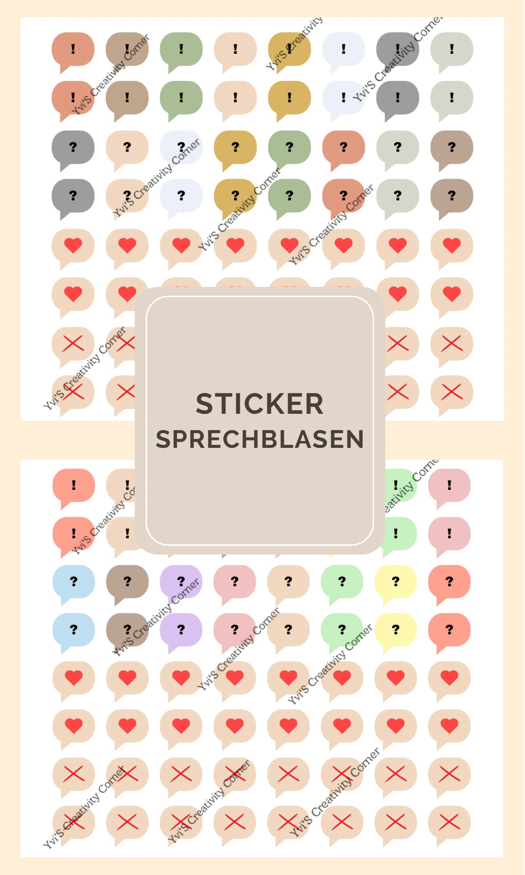 Sticker Sprechblasen (PS08)