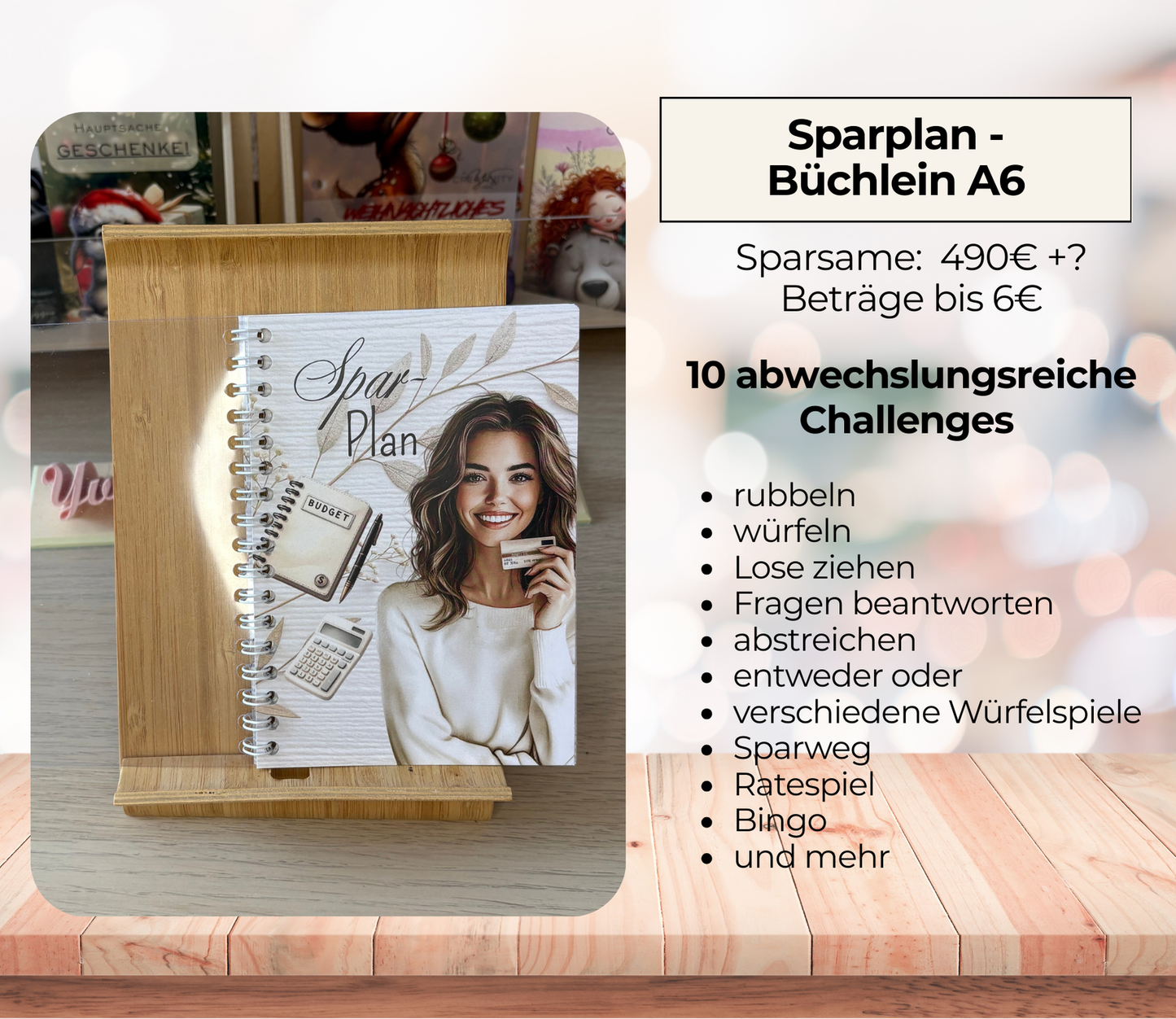 Sparplan „Notgroschen 2.0“, A6, Spiralbindung