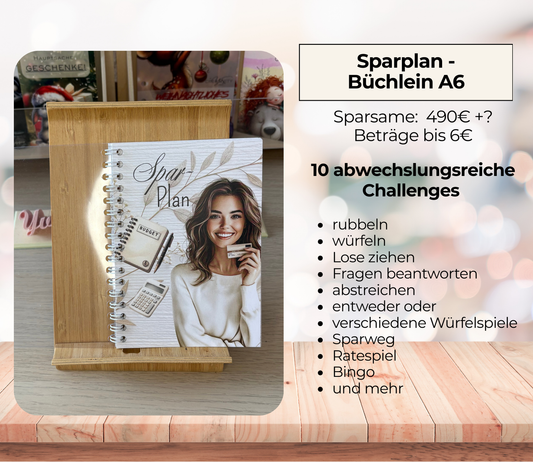 Sparplan „Notgroschen 2.0“, A6, Spiralbindung