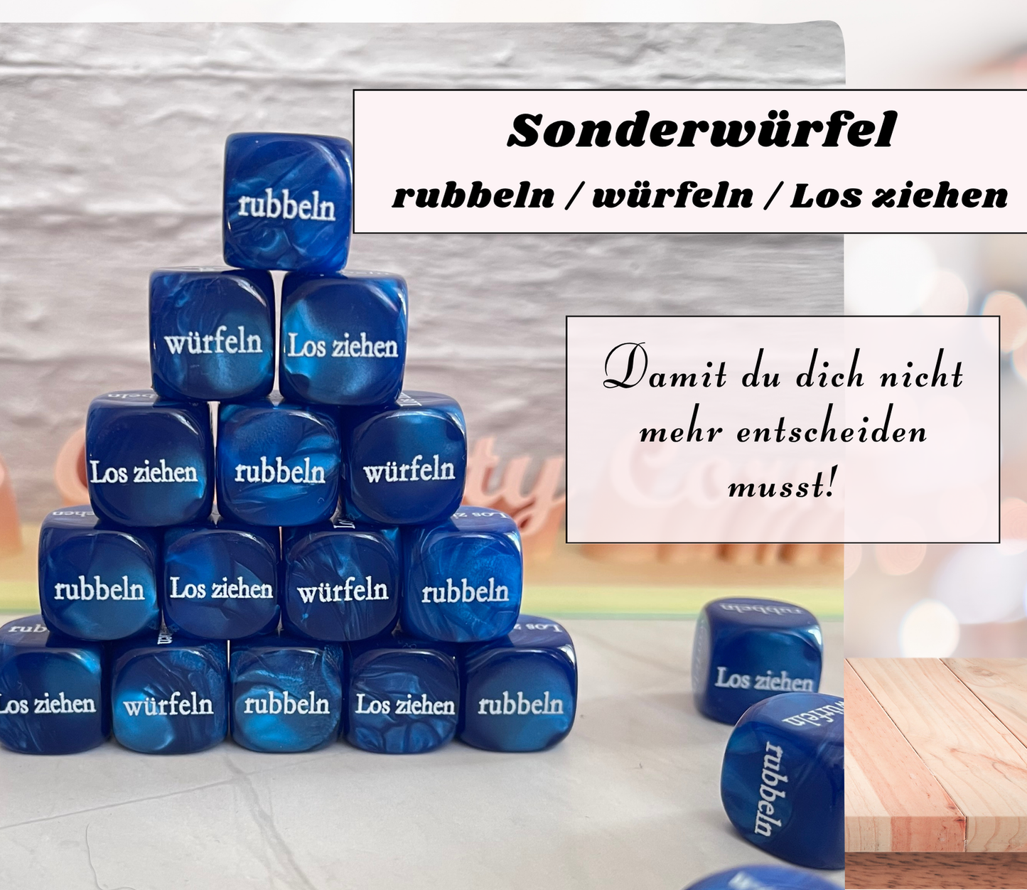 Sonderwürfel - Entscheidungshilfe