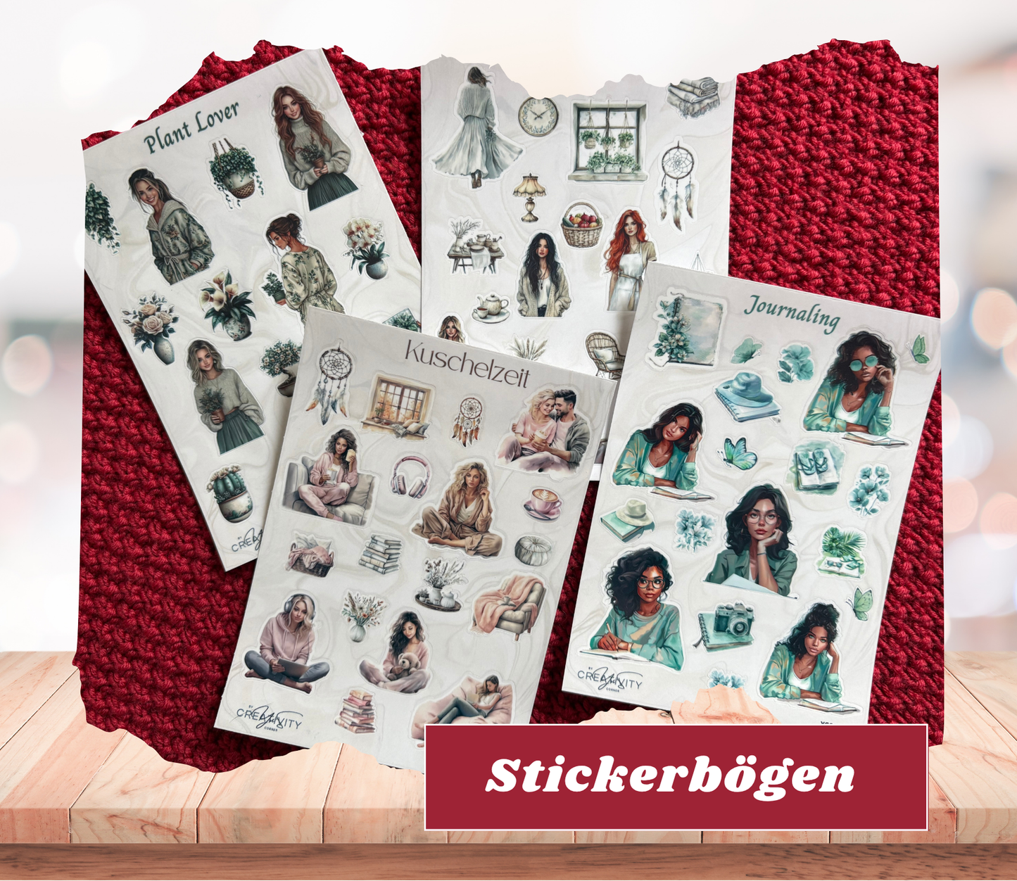 Stickerbögen „Home“
