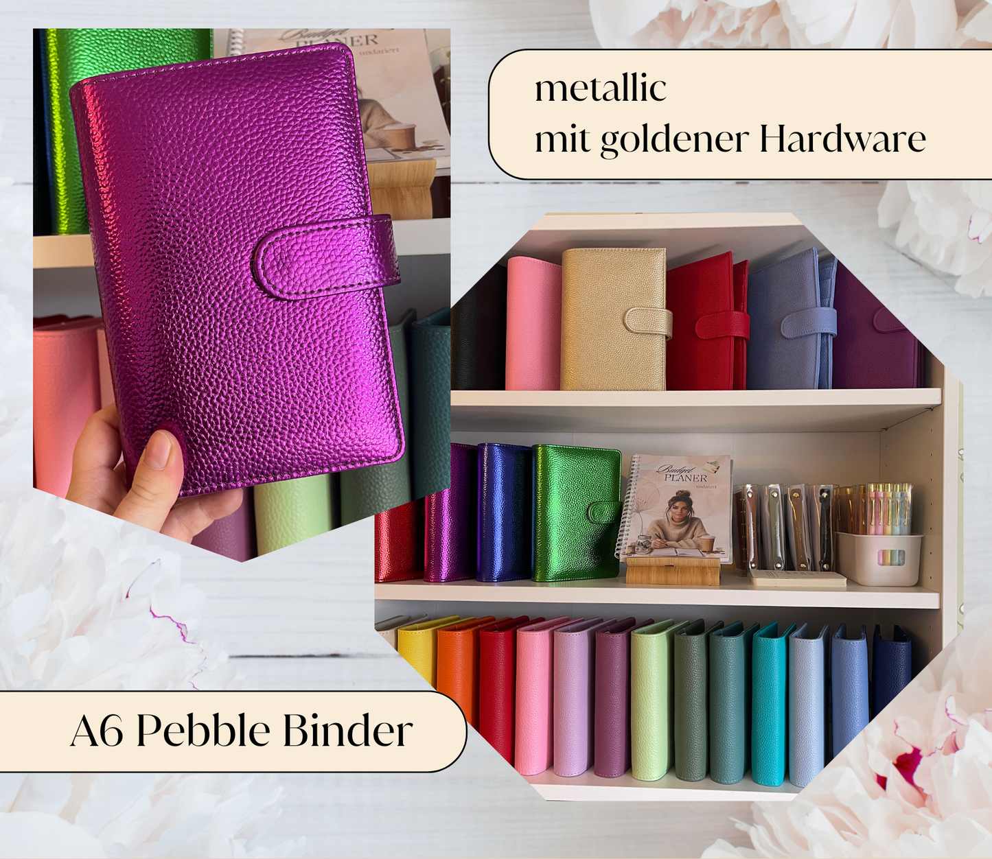 Pebble-Binder metallic A6
