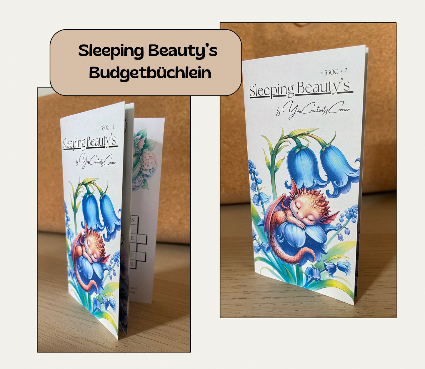 Sparchallenge-Büchlein "Sleeping Beauty’s", A6, Papier 160g