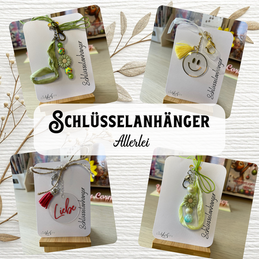 Handgefertigter Schlüsselanhänger „Allerlei“