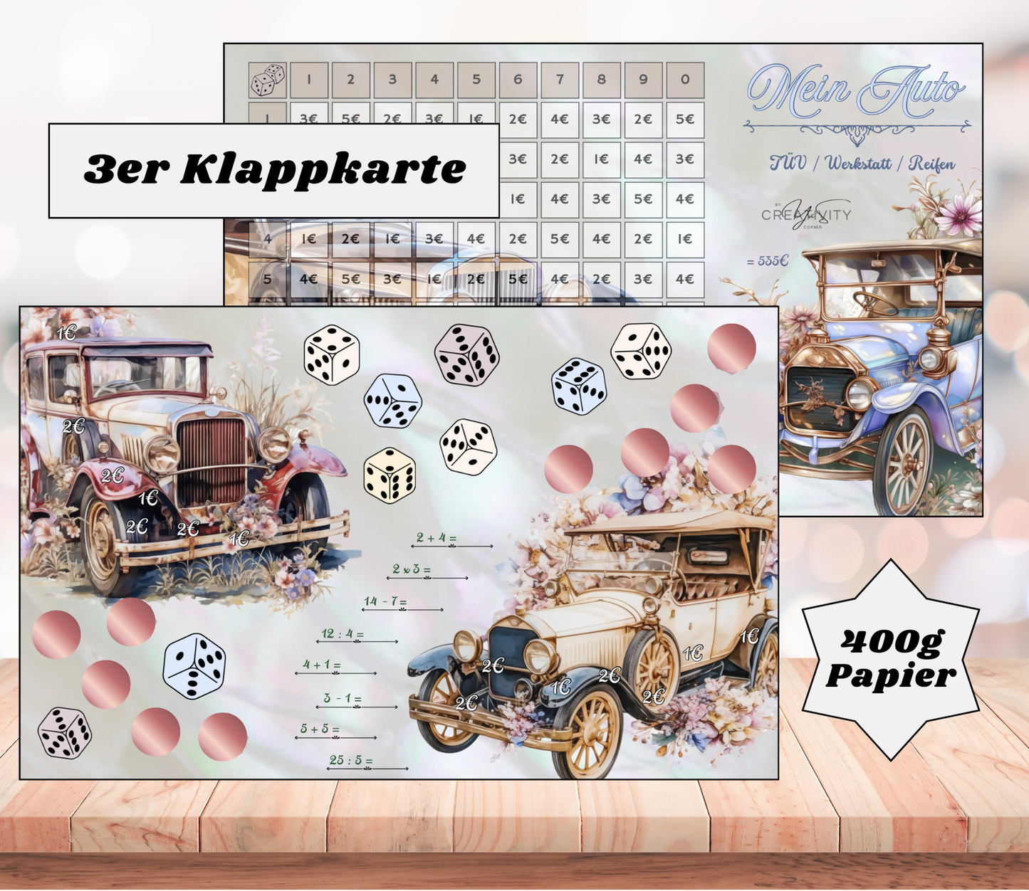 Sparchallenge-Set "Auto-elegant", A6