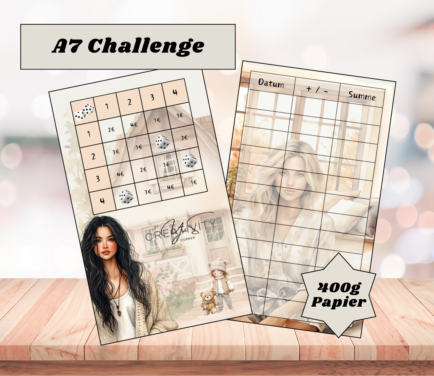 A7 Sparchallenge „Bingo", A6, Papier 400g