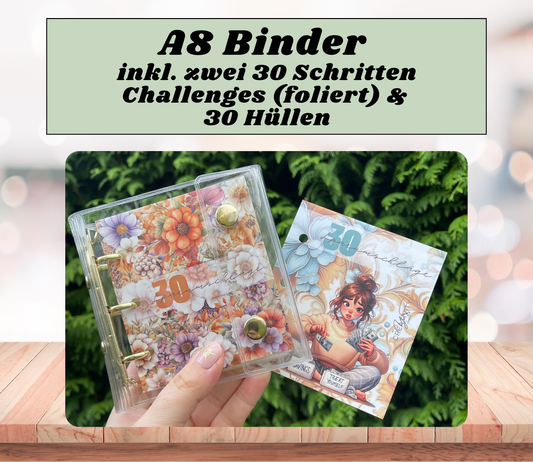 A8 Binder inkl. zwei 30-Umschläge Challenges (foliert) und 30 Hüllen