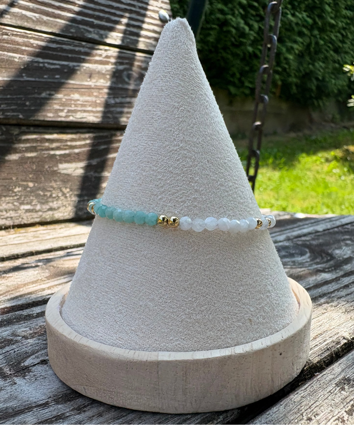 Perlenarmband - verstellbar