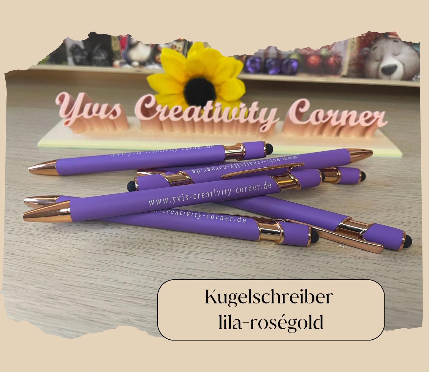 Kugelschreiber - verschiedene Ausführungen - ‚Yvis Creativity Corner‘