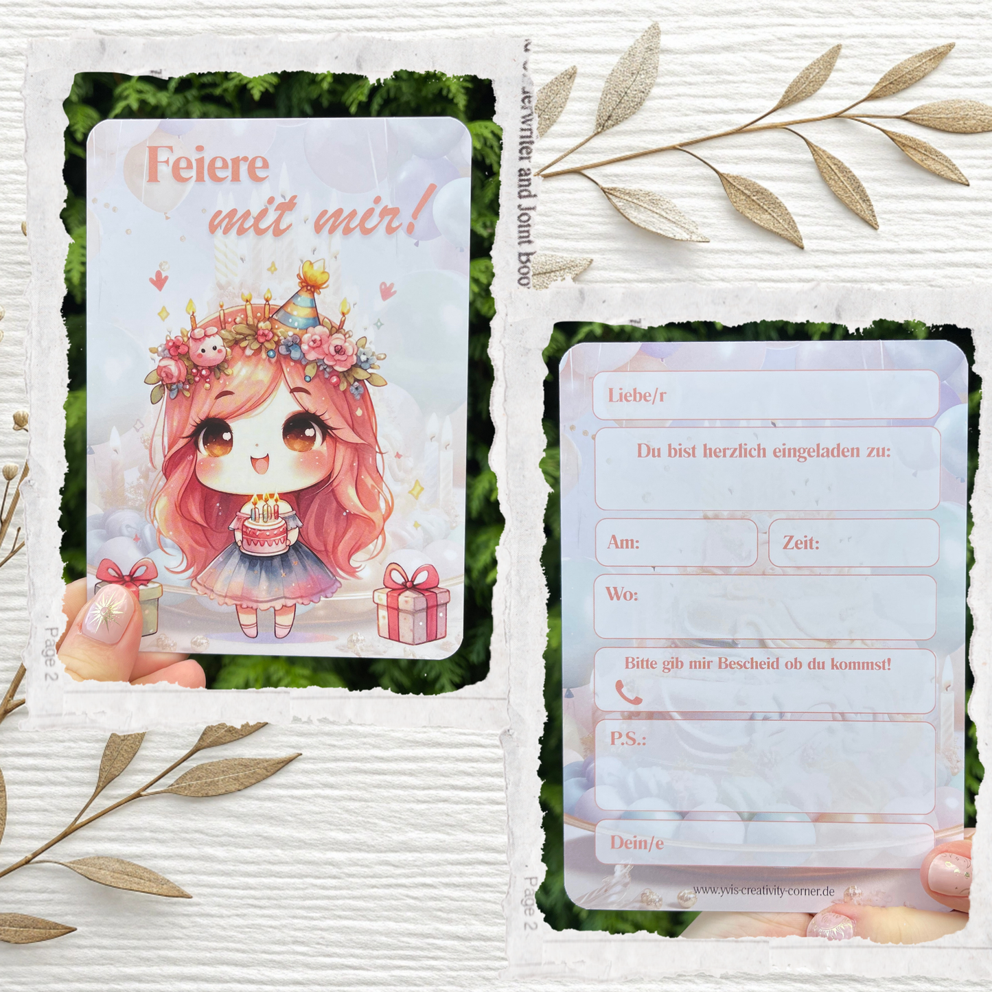 Einladungskarten zum Geburtstag – Verschiedene Designs für Kinder & Erwachsene
