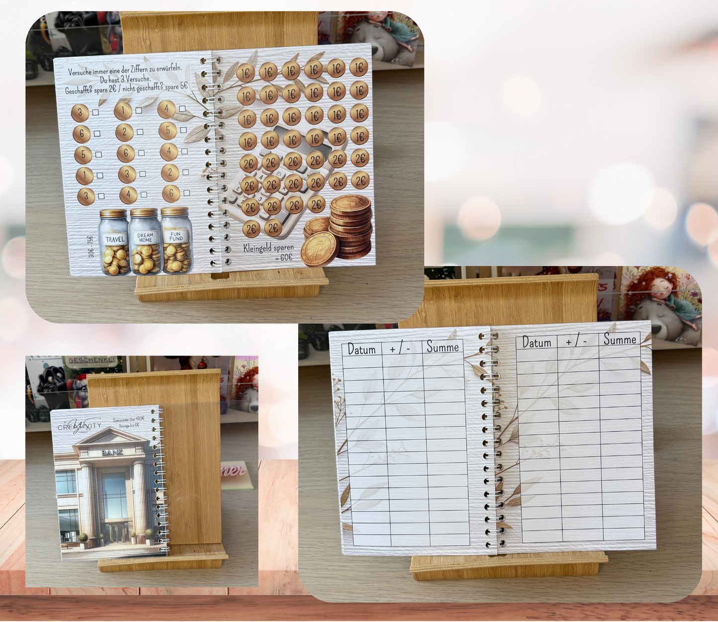 Sparplan „Notgroschen 2.0“, A6, Spiralbindung