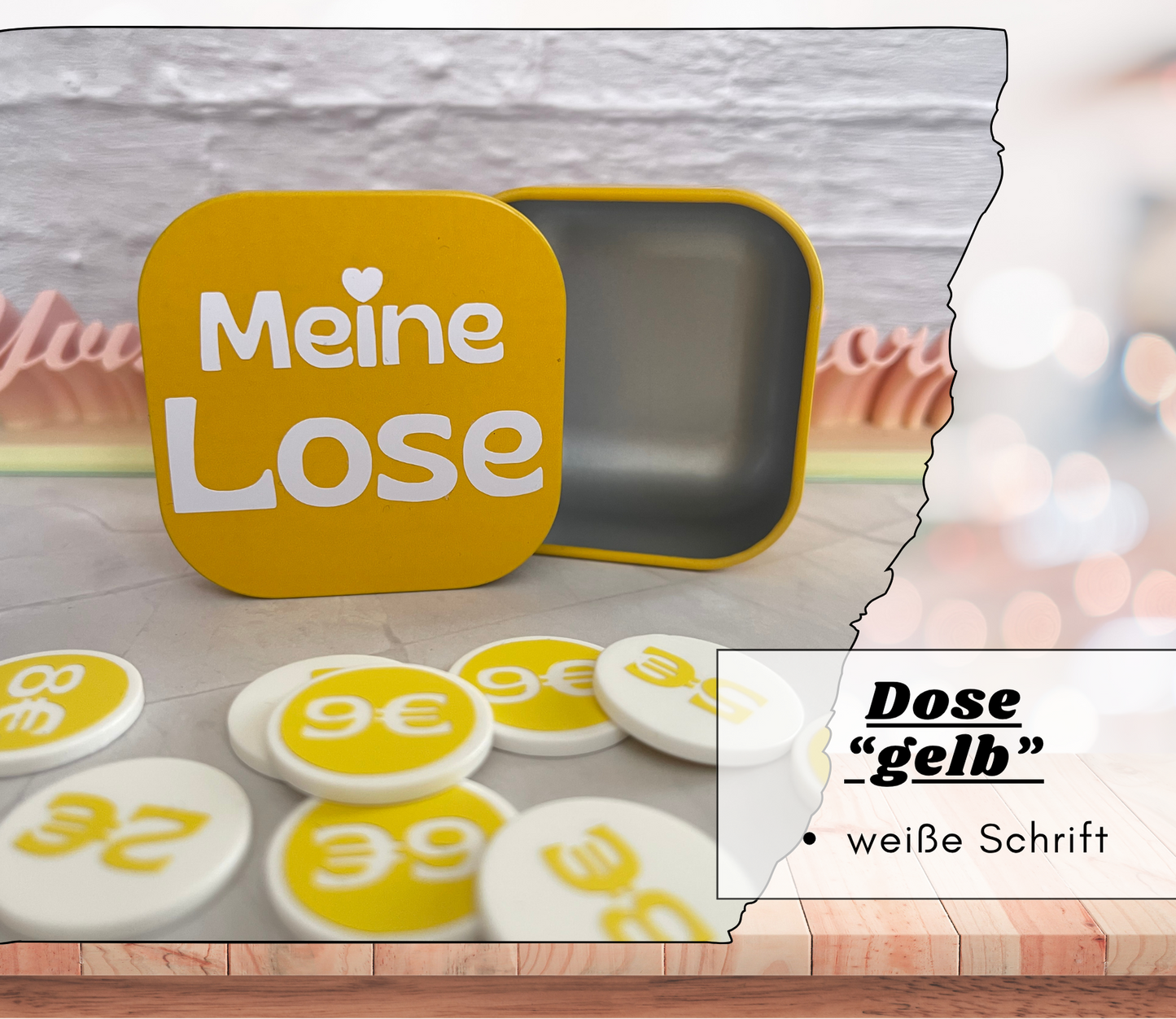 Lose - Chips (wiederverwendbar) doppelseitig - viele Farboptionen