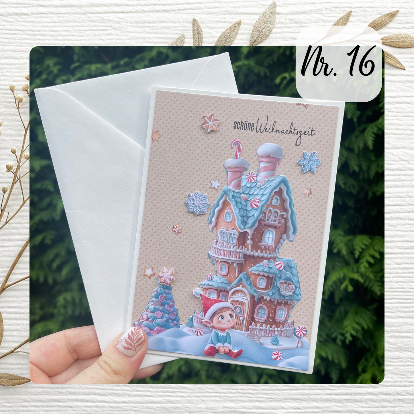 Handgemachte Grußkarten - Weihnachten