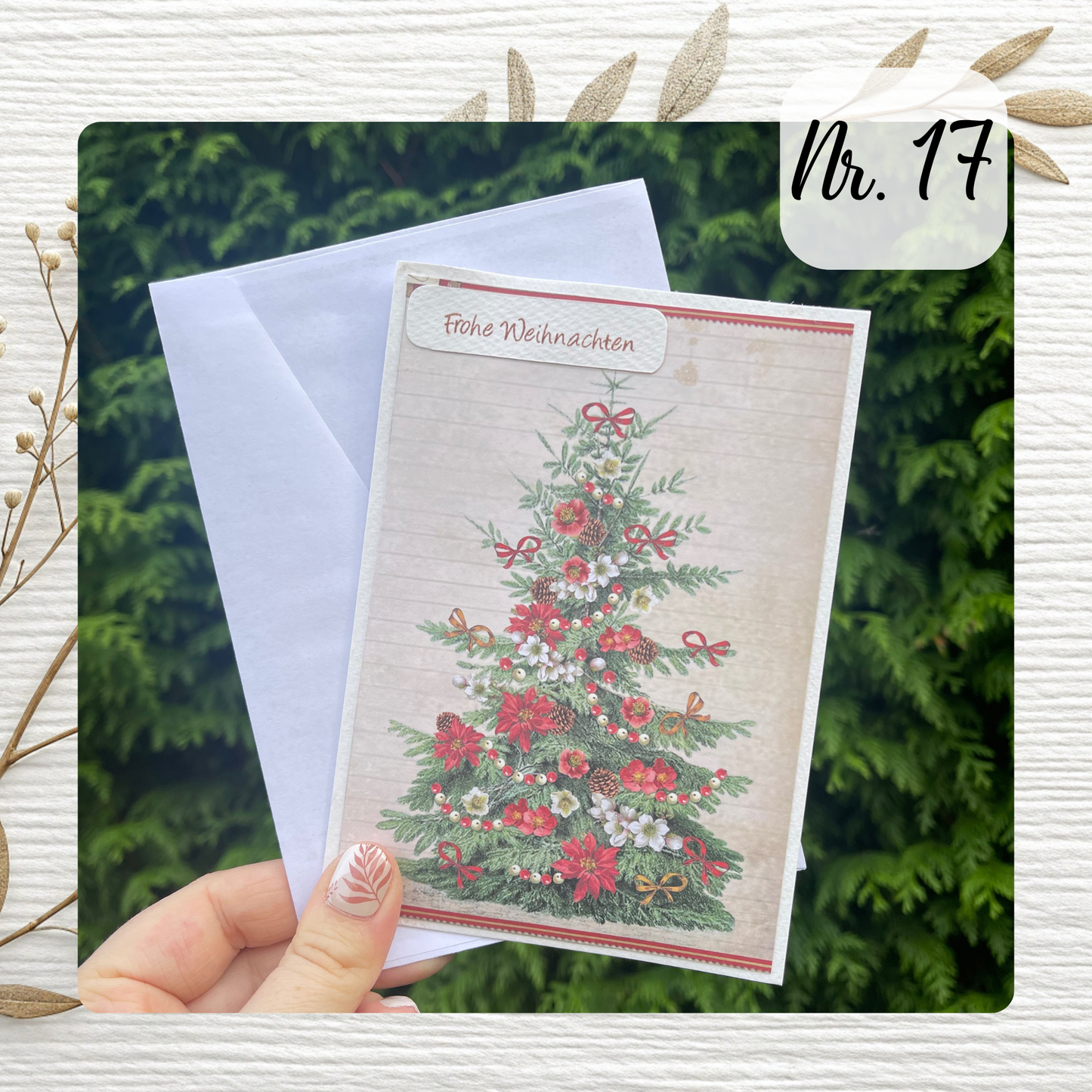 Handgemachte Grußkarten - Weihnachten