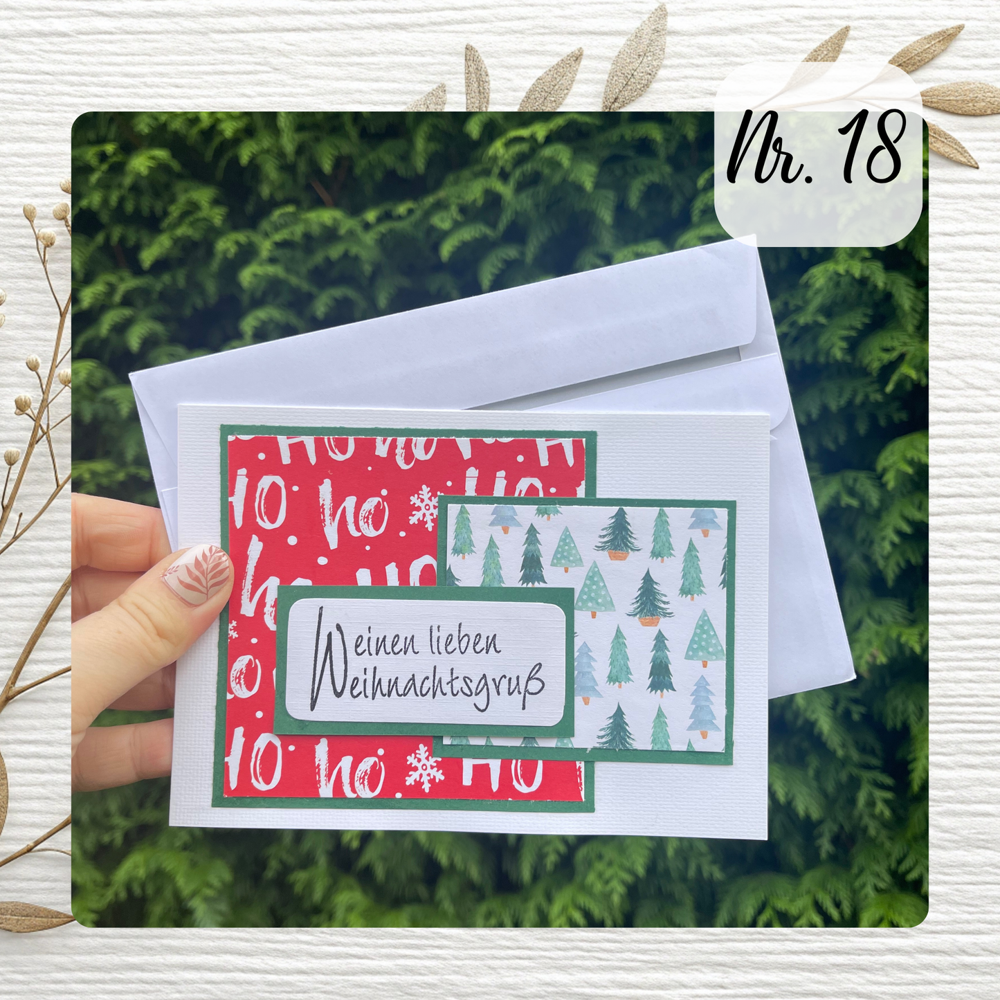 Handgemachte Grußkarten - Weihnachten