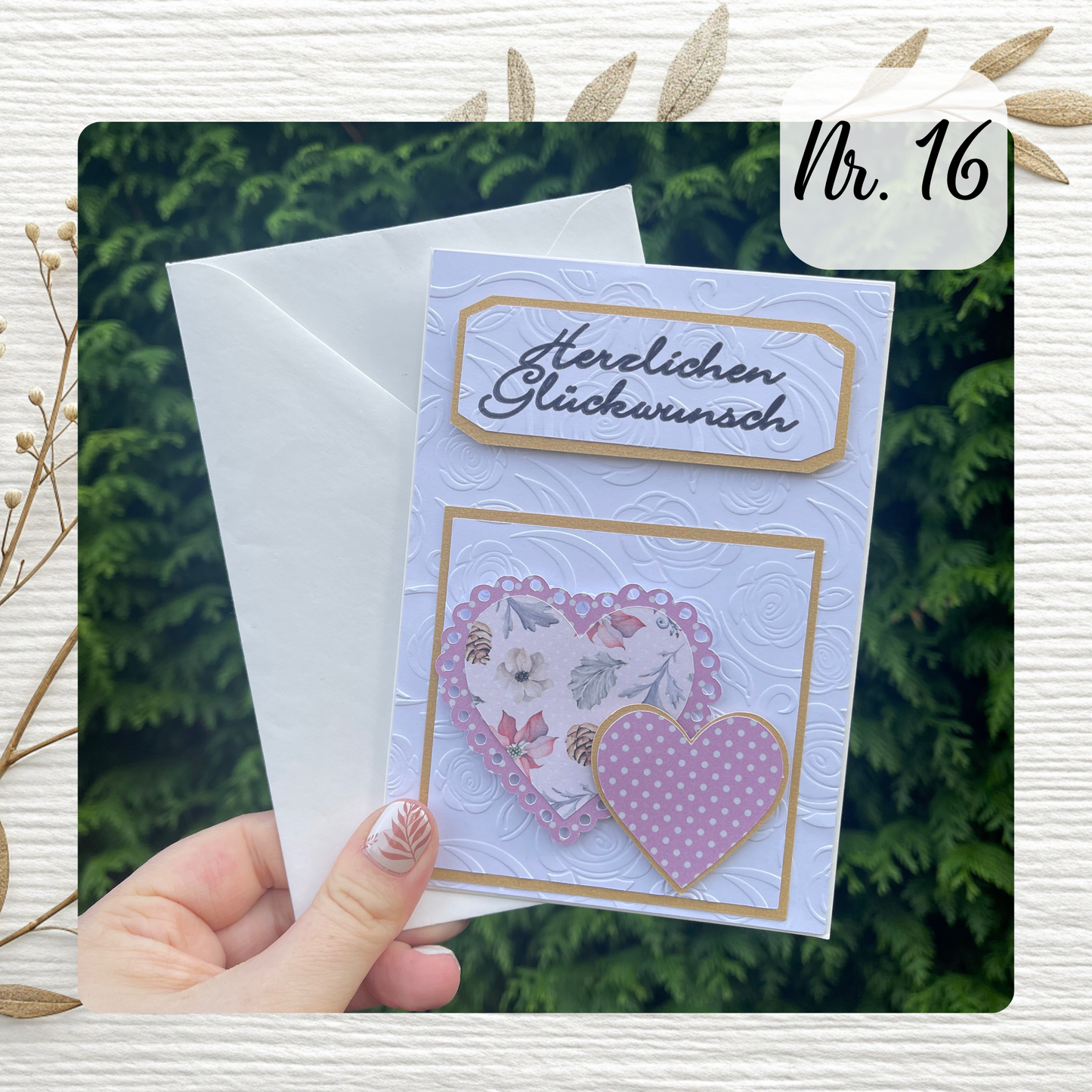 Handgemachte Grußkarten - Geburtstag