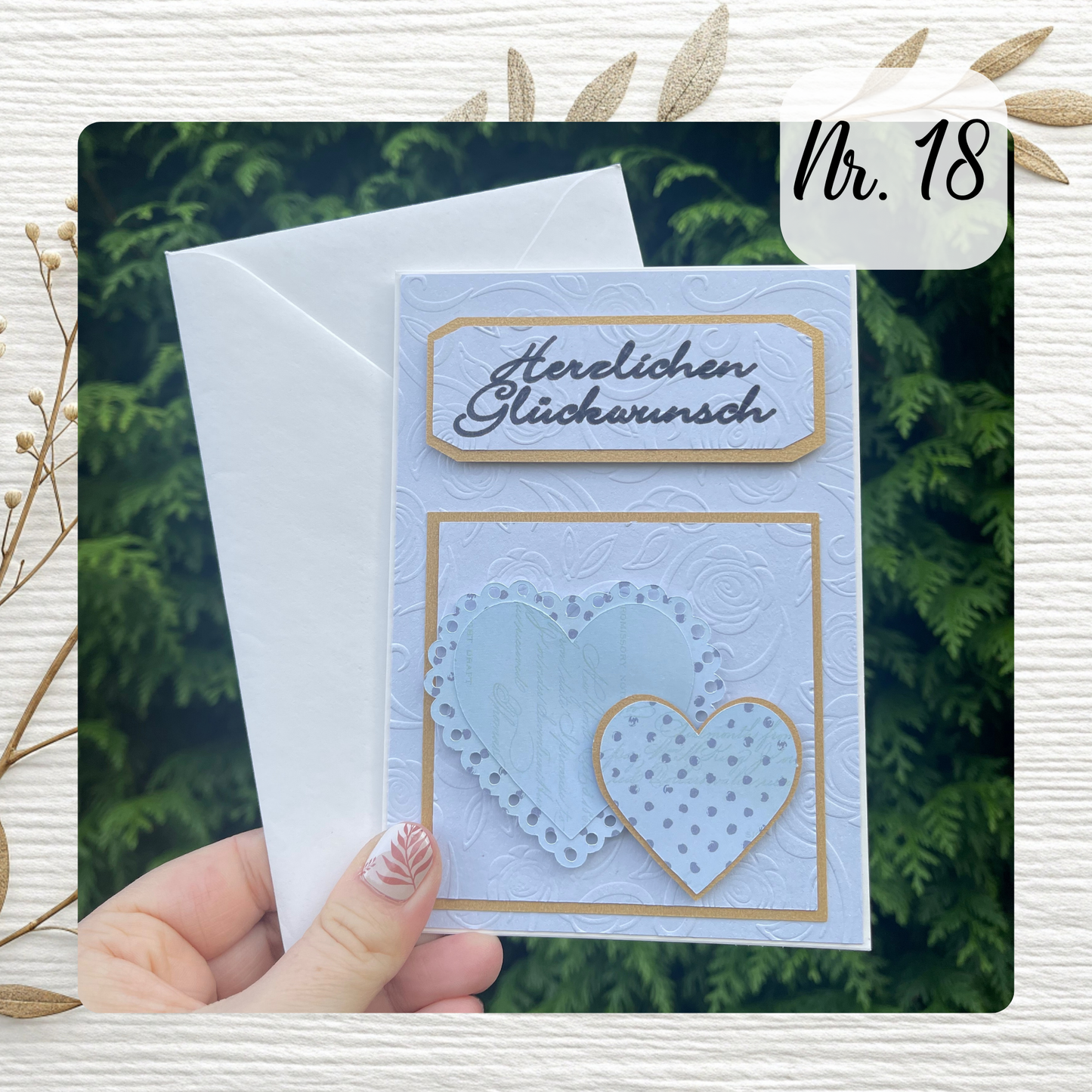 Handgemachte Grußkarten - Geburtstag