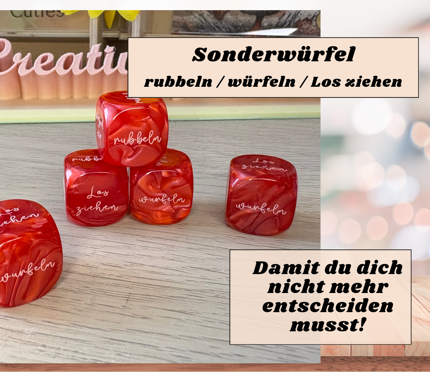 Sonderwürfel - Entscheidungshilfe