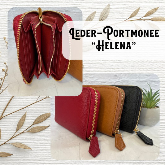 Echtleder-Portmonee „Helena“