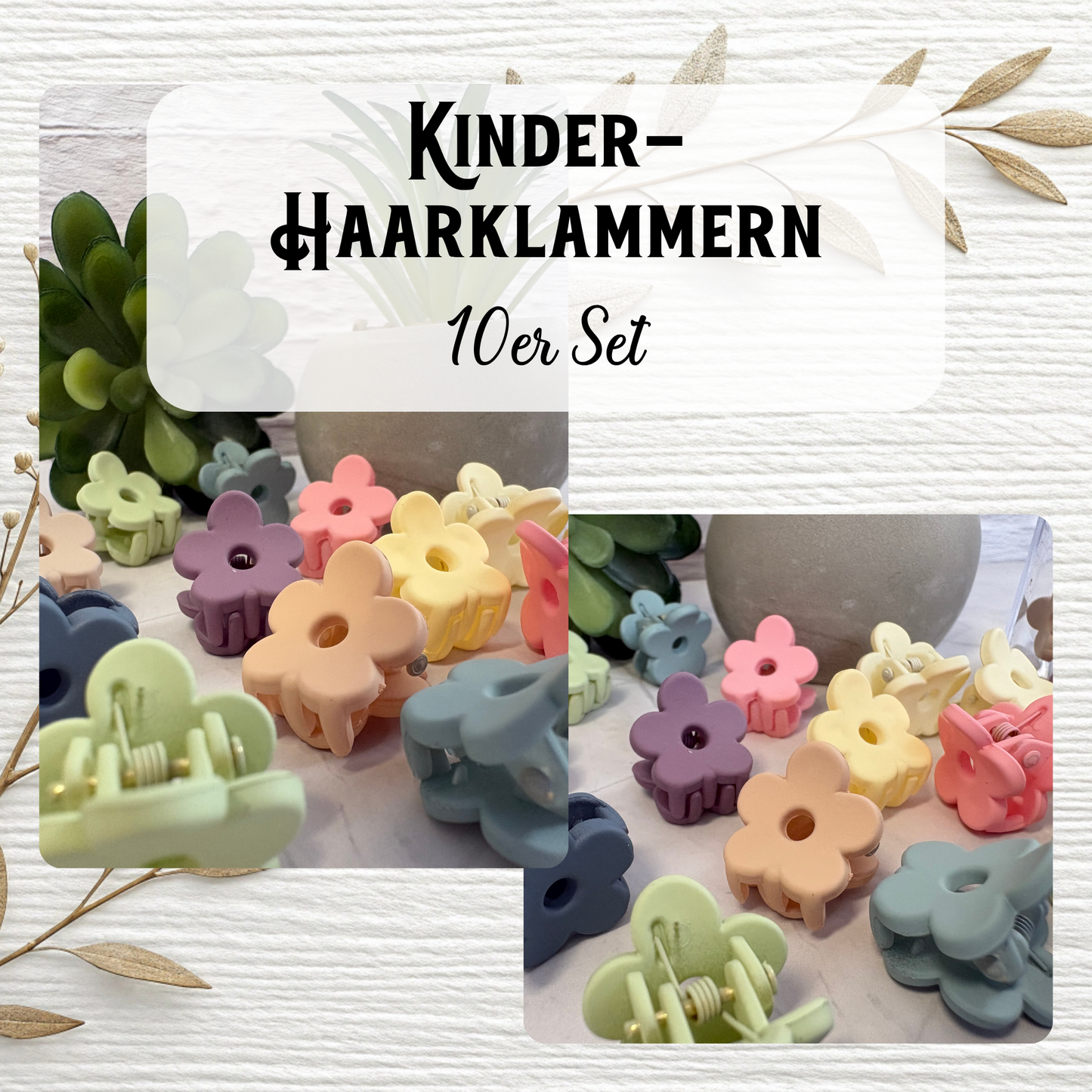 Haarklammer „Mini-Blümchen“