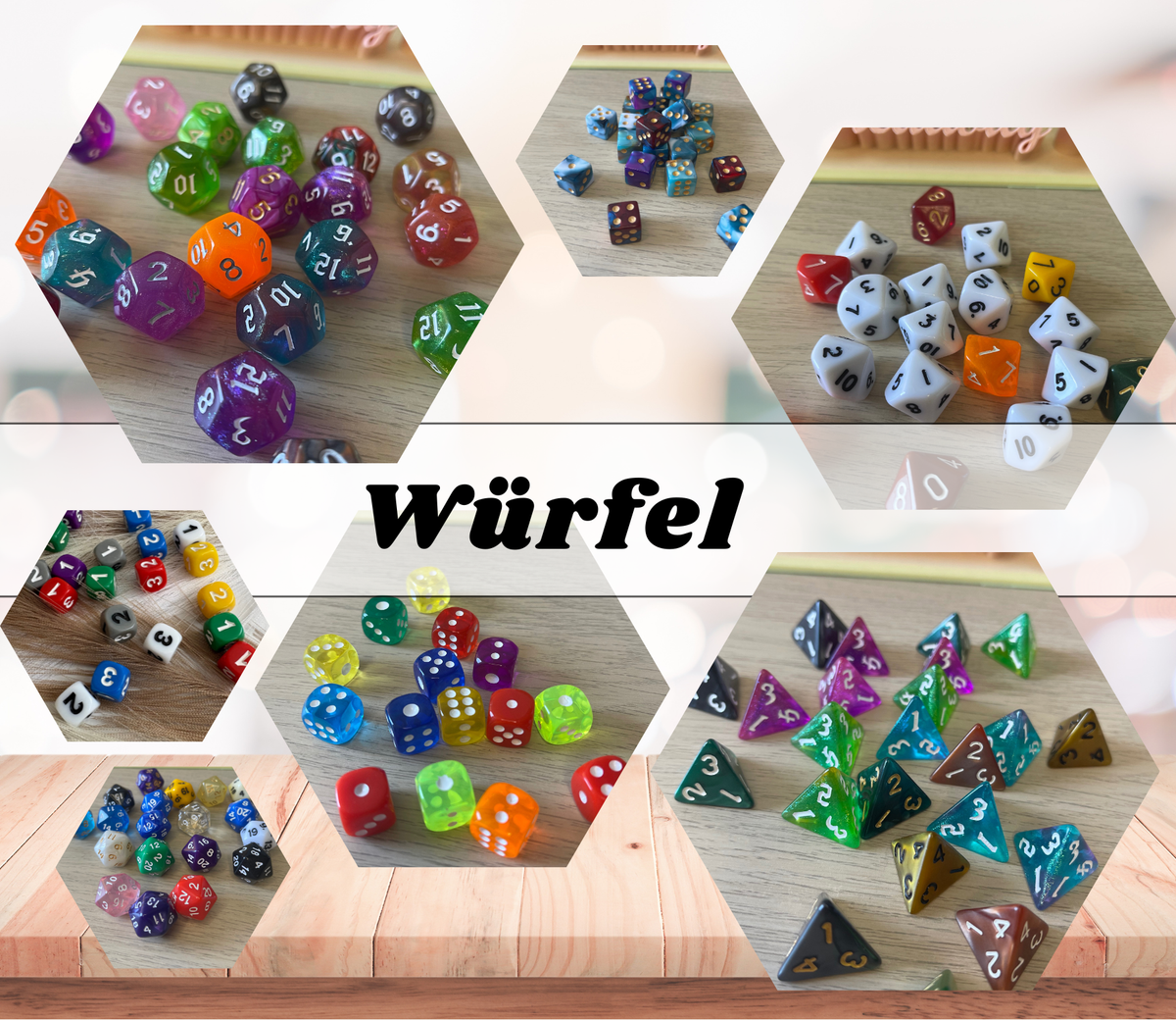 Würfel aus Acryl – für Würfel-Aktionen in Sparchallenges & Sparbüchern (einzeln erhältlich)