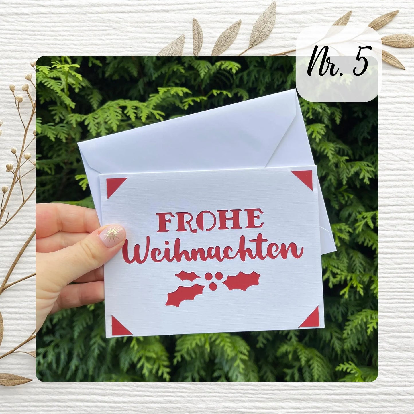 Handgemachte Grußkarten - Weihnachten