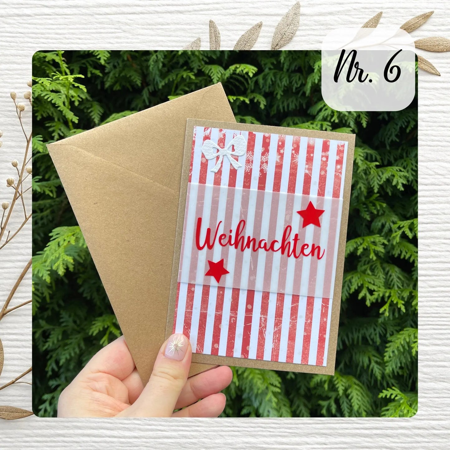Handgemachte Grußkarten - Weihnachten