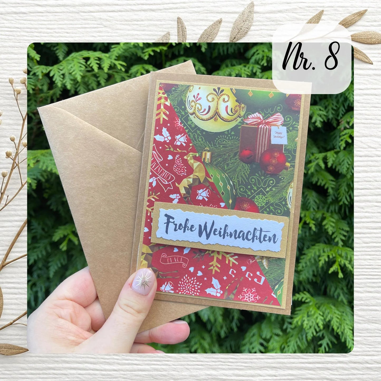 Handgemachte Grußkarten - Weihnachten