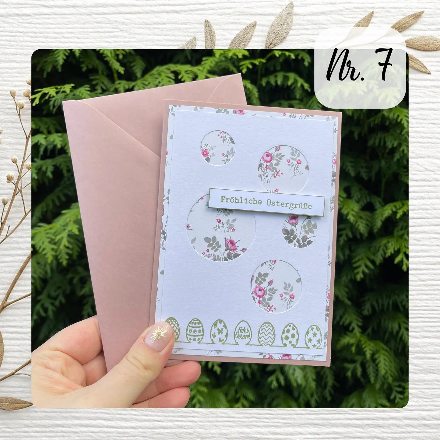 Handgemachte Grußkarten - Ostern / Frühling