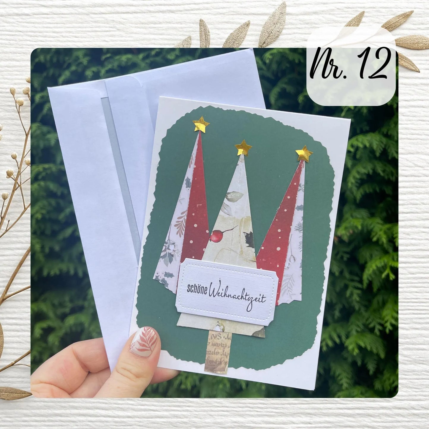 Handgemachte Grußkarten - Weihnachten
