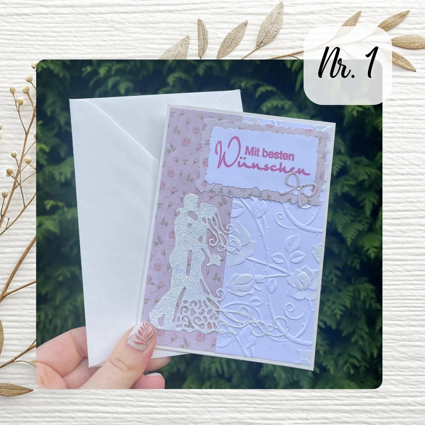 Handgemachte Grußkarten - Hochzeit / Baby / Familie