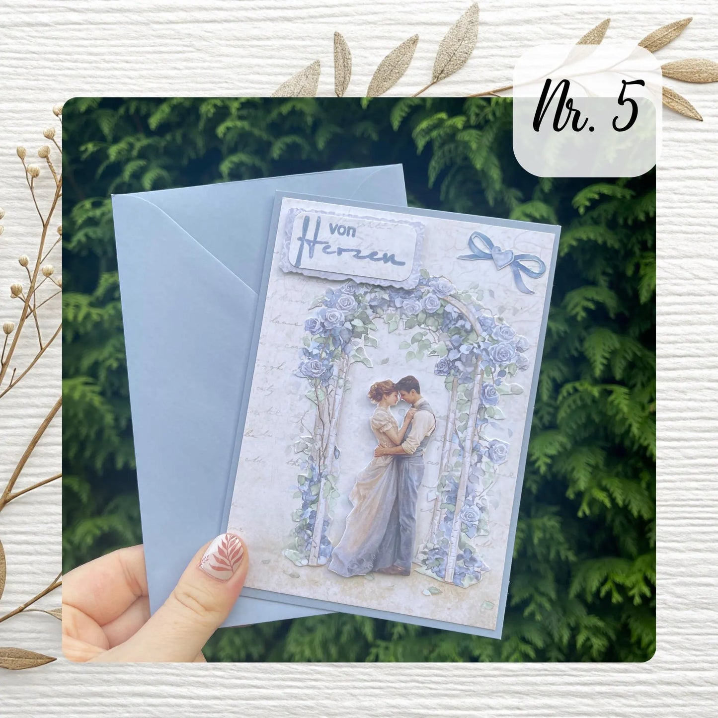 Handgemachte Grußkarten - Hochzeit / Baby / Familie
