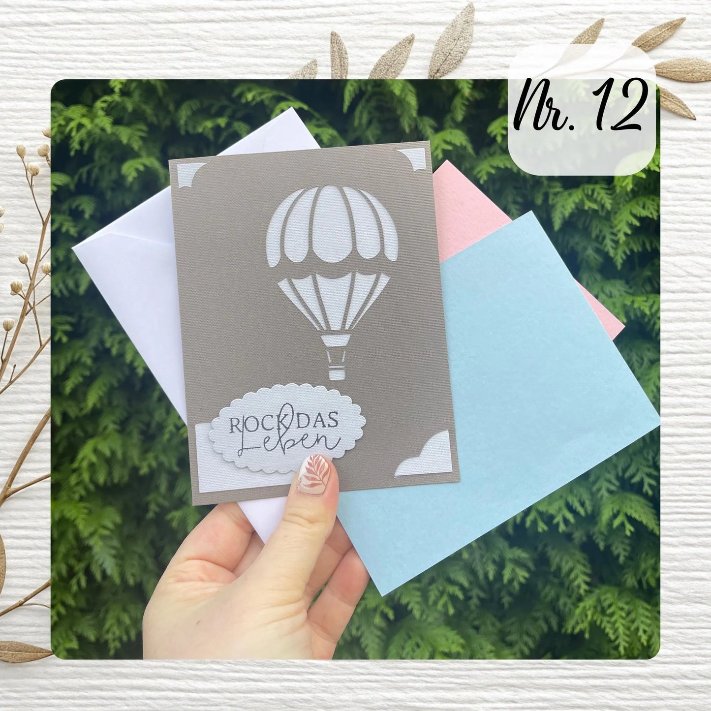 Handgemachte Grußkarten - Hochzeit / Baby / Familie