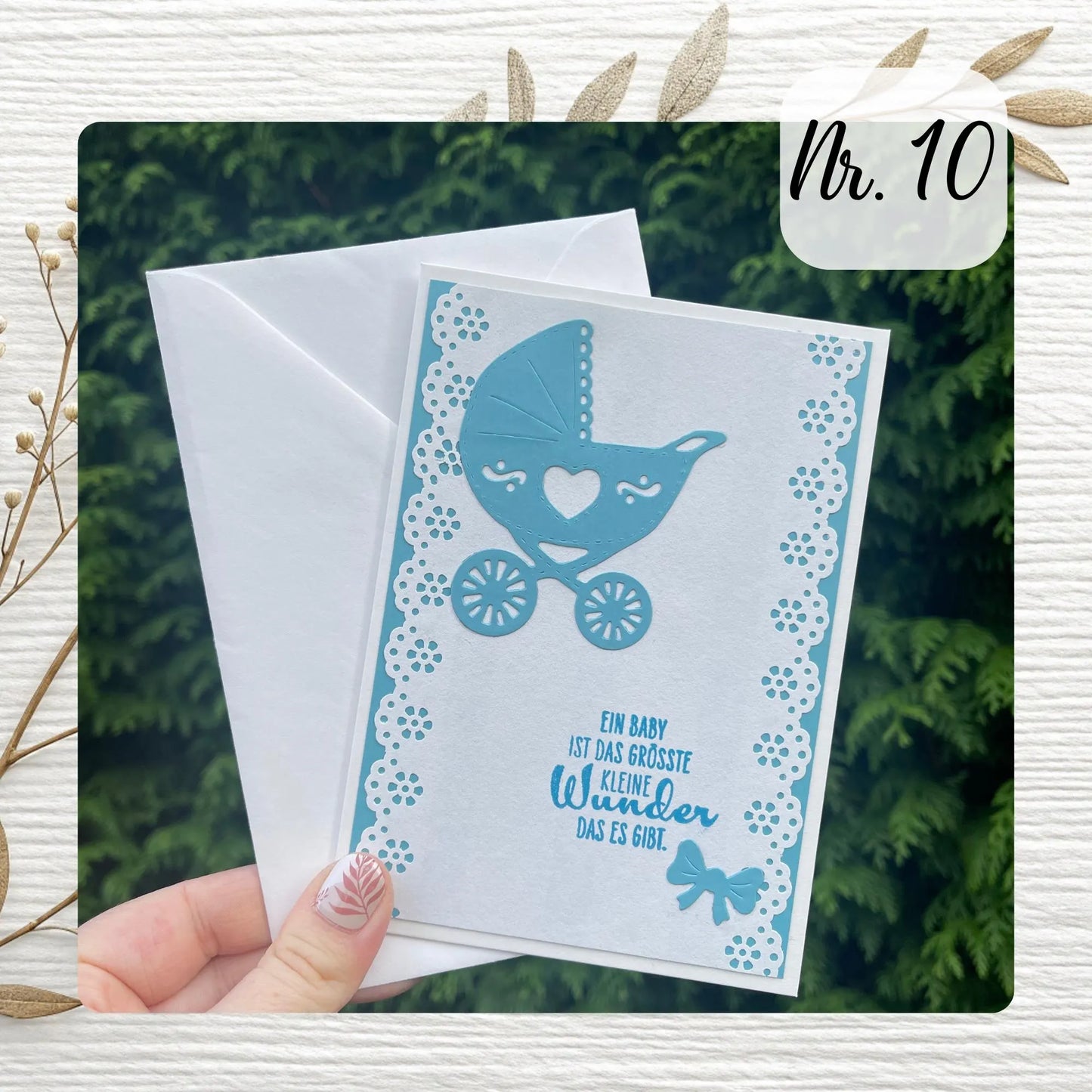 Handgemachte Grußkarten - Hochzeit / Baby / Familie