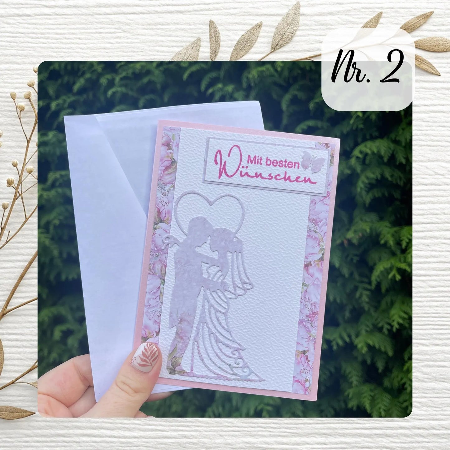 Handgemachte Grußkarten - Hochzeit / Baby / Familie